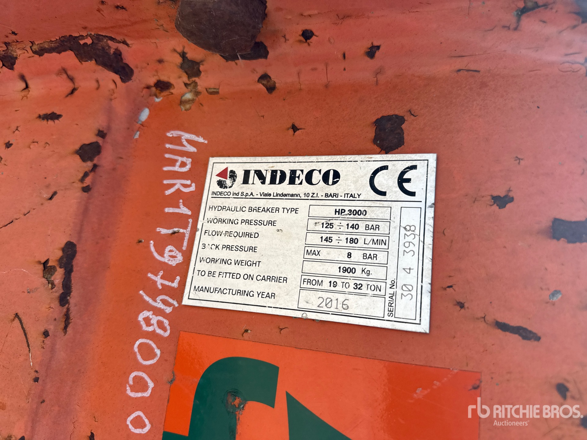 2016 Indeco HP3000W