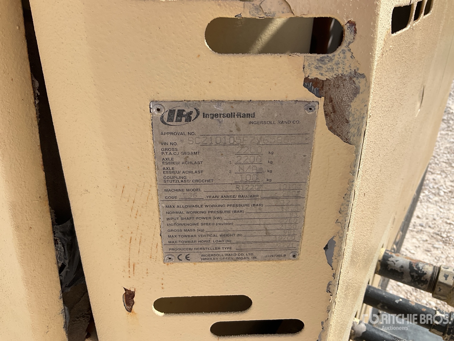 2007 Ingersoll Rand 10/105
