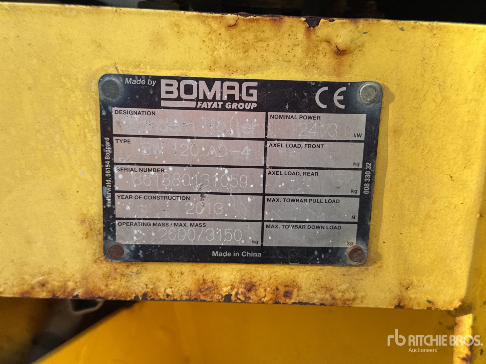 2013 Bomag BW120AD-4S