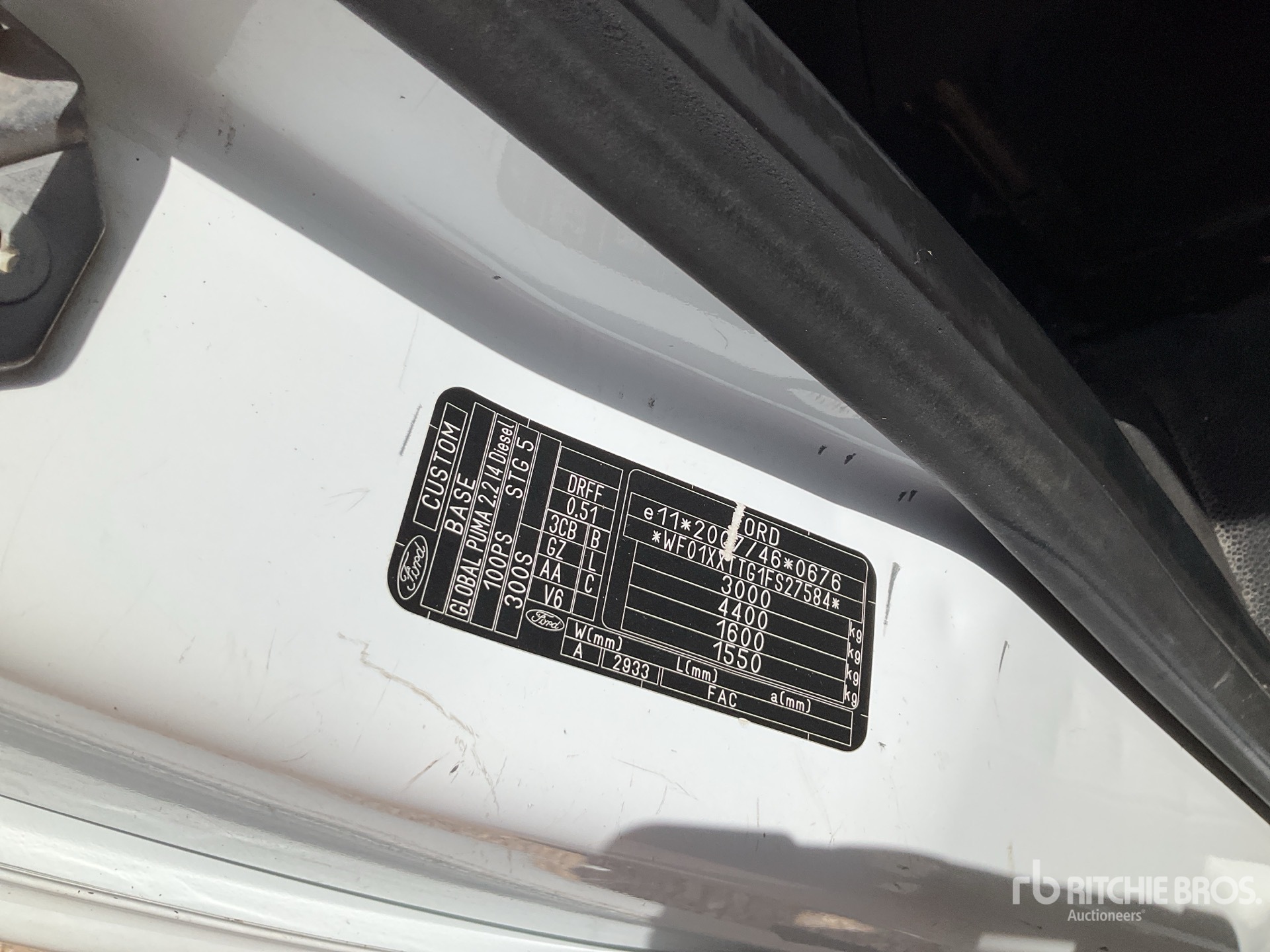 2015 Ford TRANSIT CUSTOM