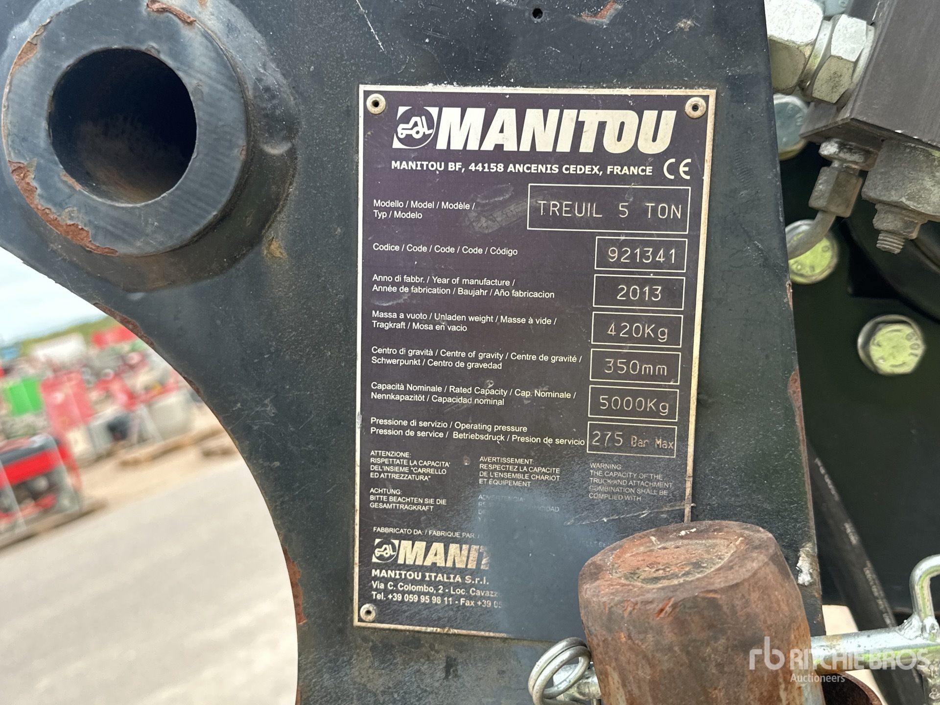 2013 Manitou 5 TON