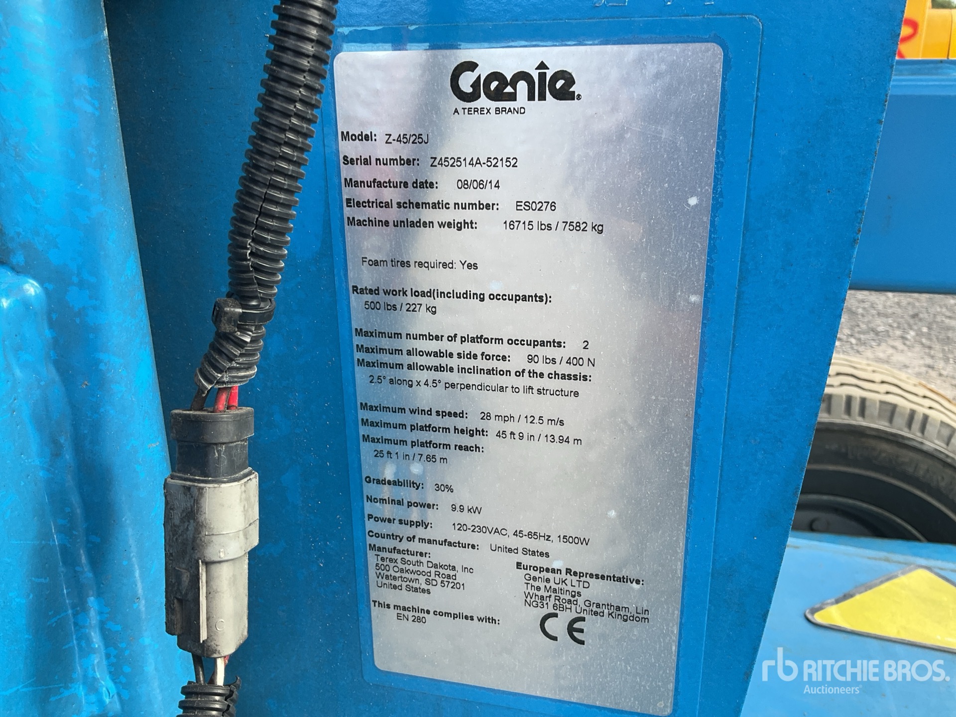 2014 Genie Z-45/25J