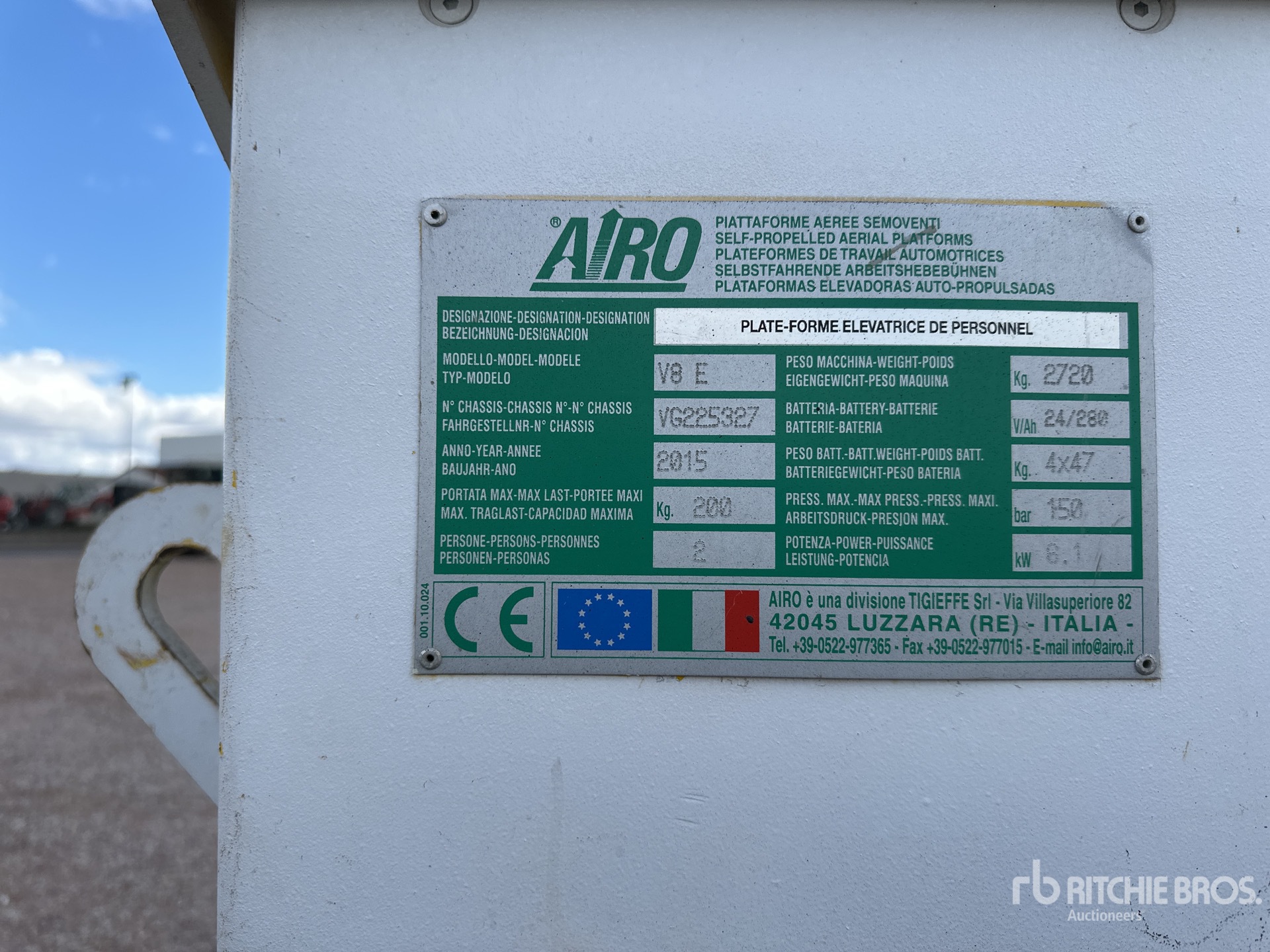 2015 Airo V8 E