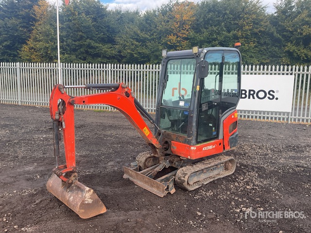 2018 Kubota KX016-4 Mini Excavator: <6.6t