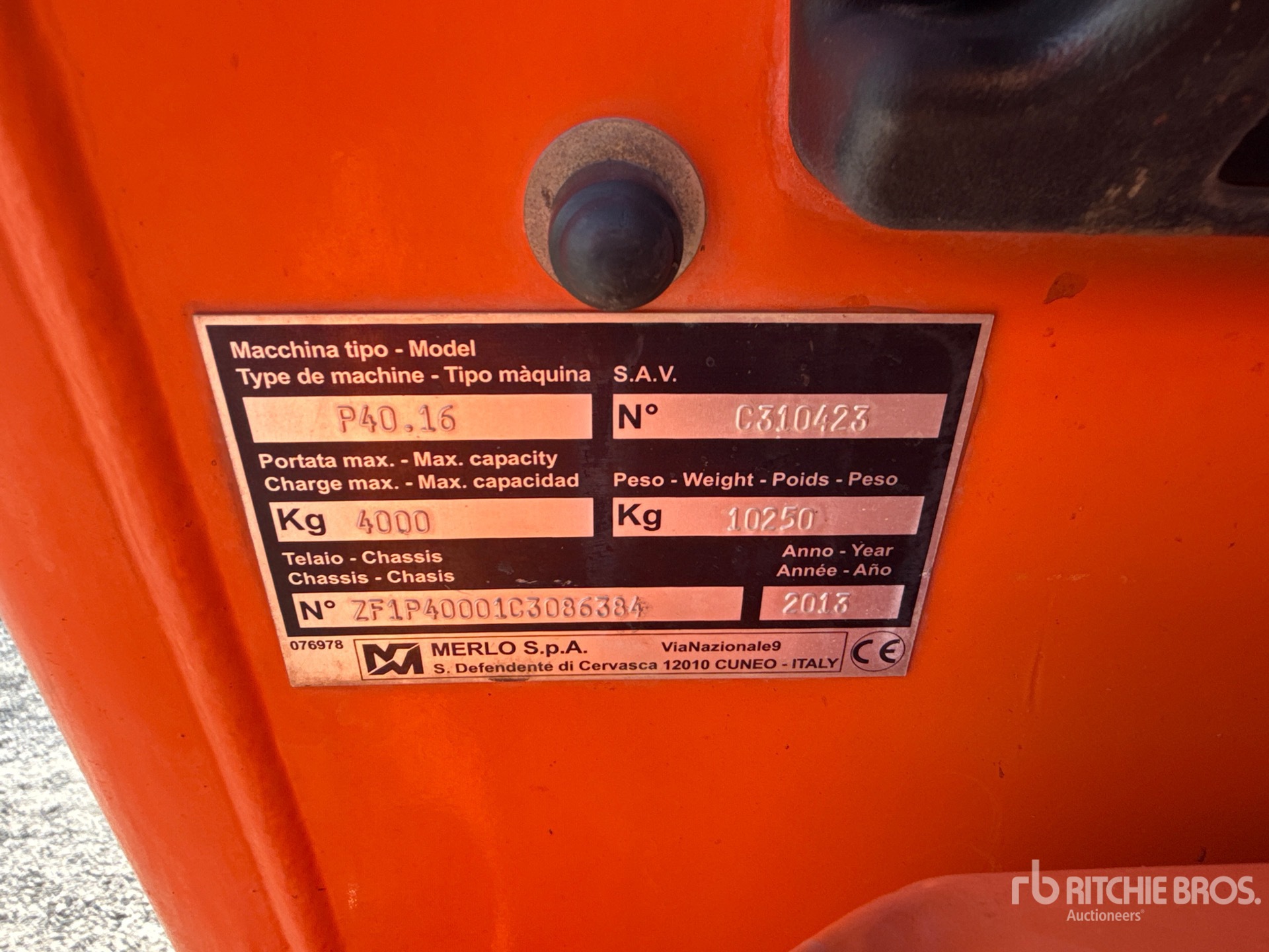 2013 Merlo P40.16