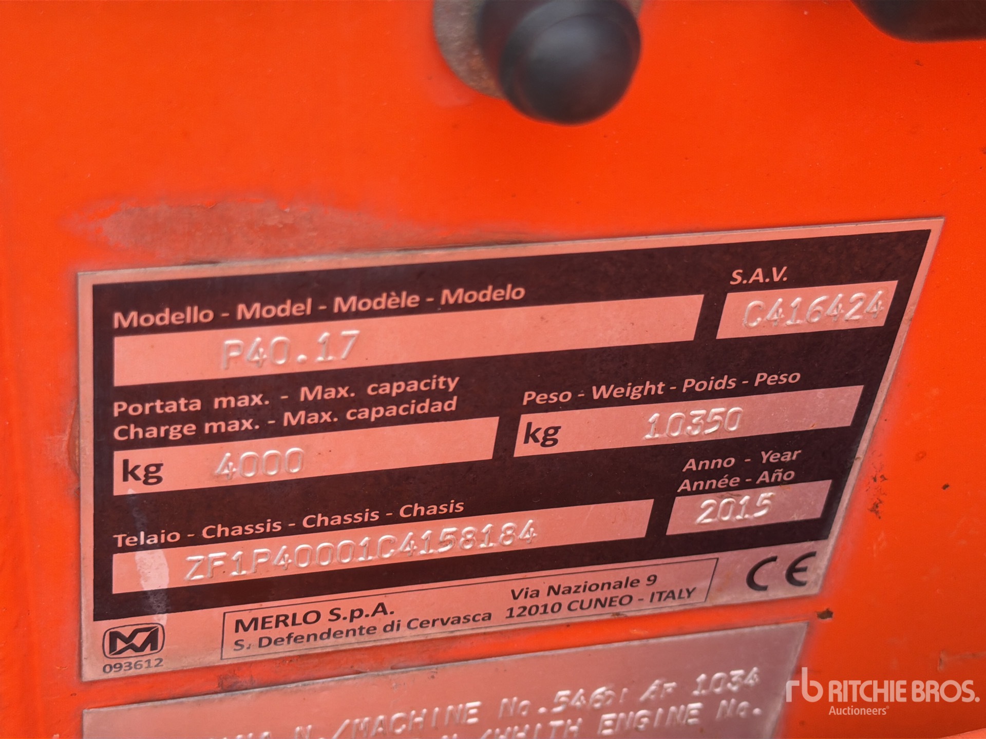 2015 Merlo P40.17