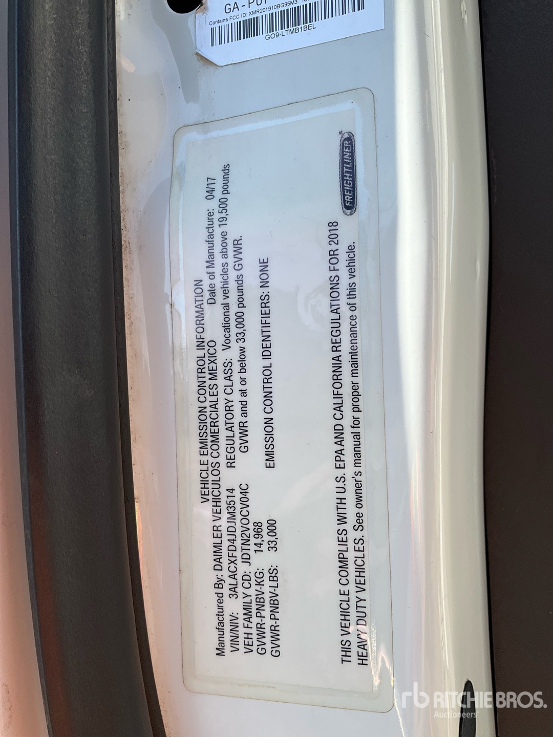2018 Freightliner M2 106