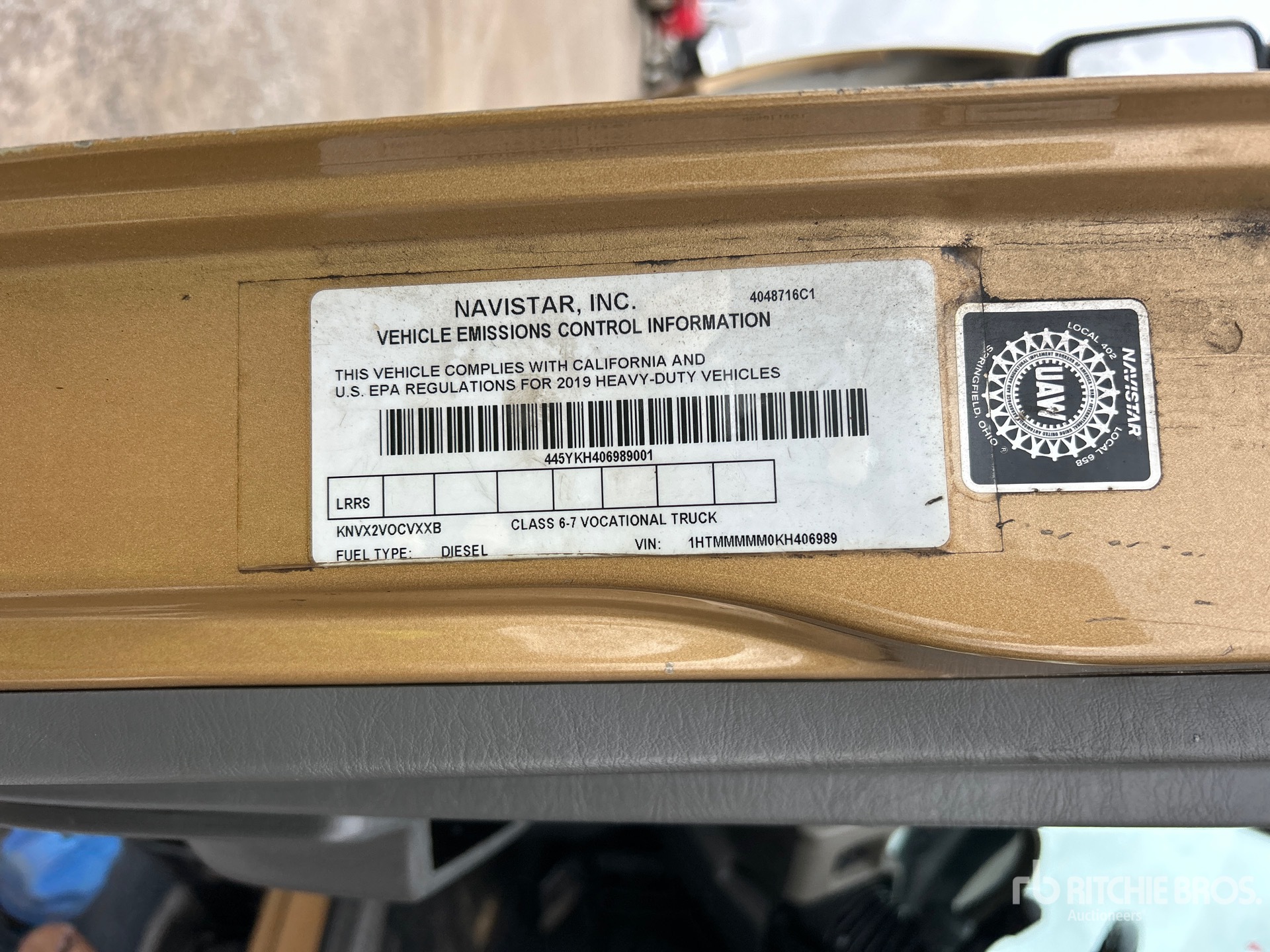 2019 International DURASTAR 4300