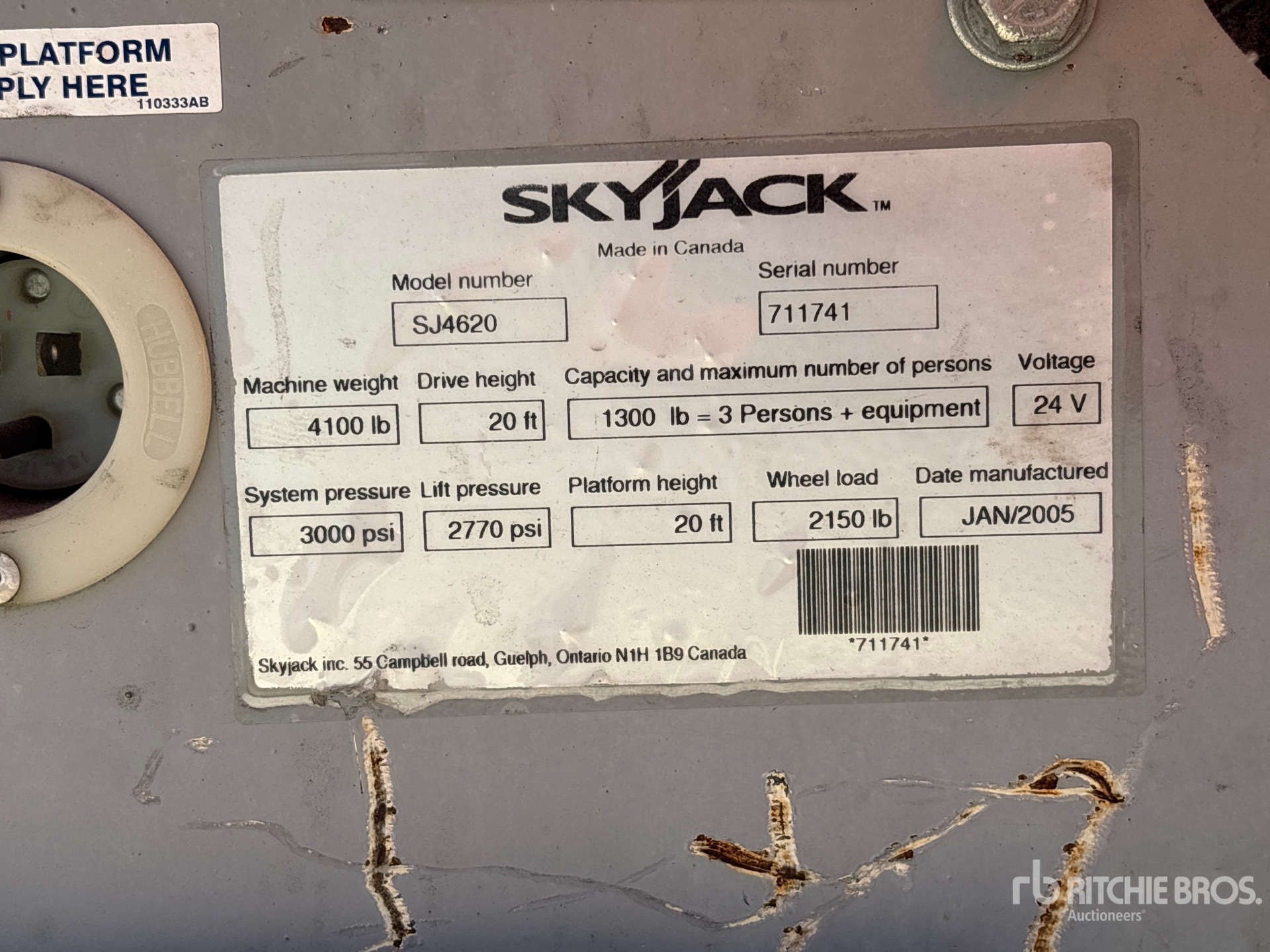 2005 Skyjack SJ4620