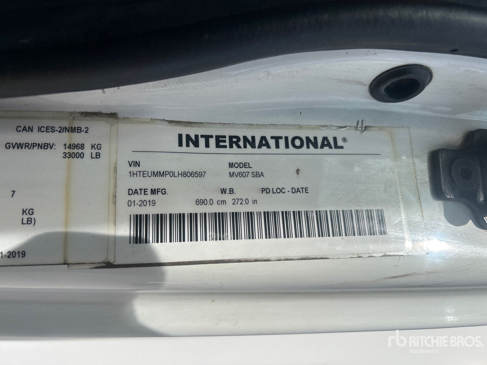 2020 International MV607