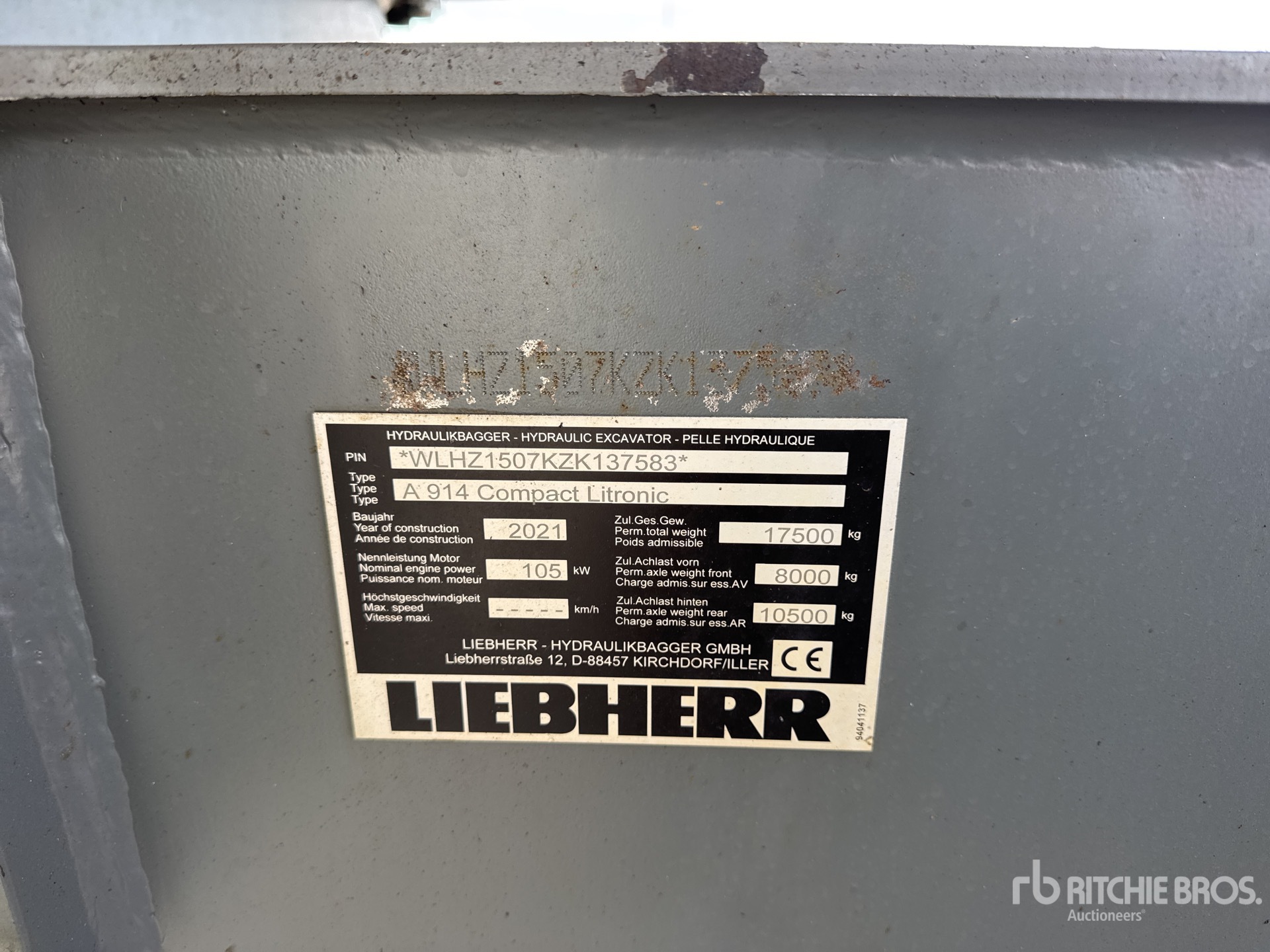 2021 Liebherr A914 COMPACT LI
