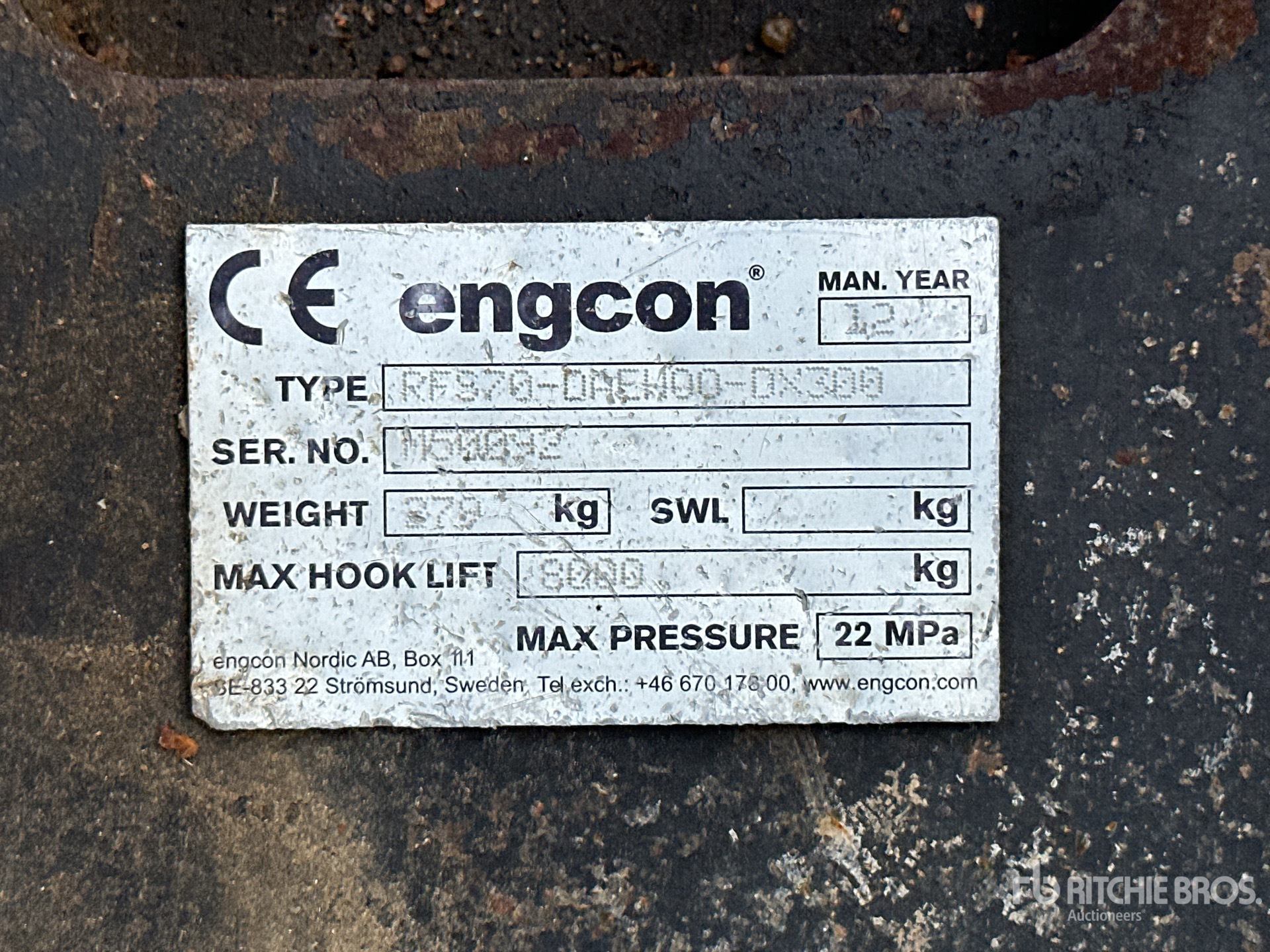 2012 Engcon RFDAEWOODX300