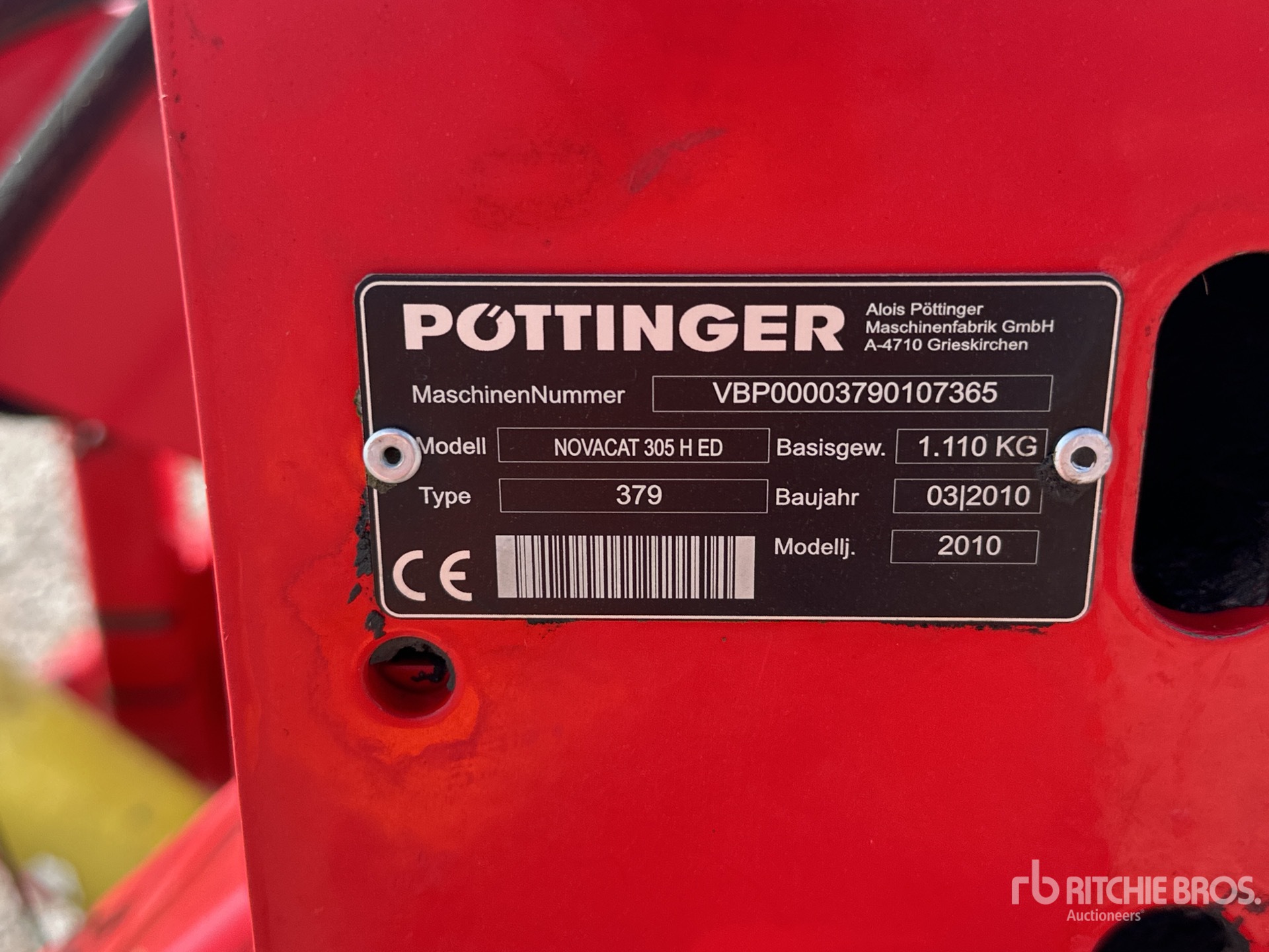 2010 Pottinger NOVACAT 305 H E
