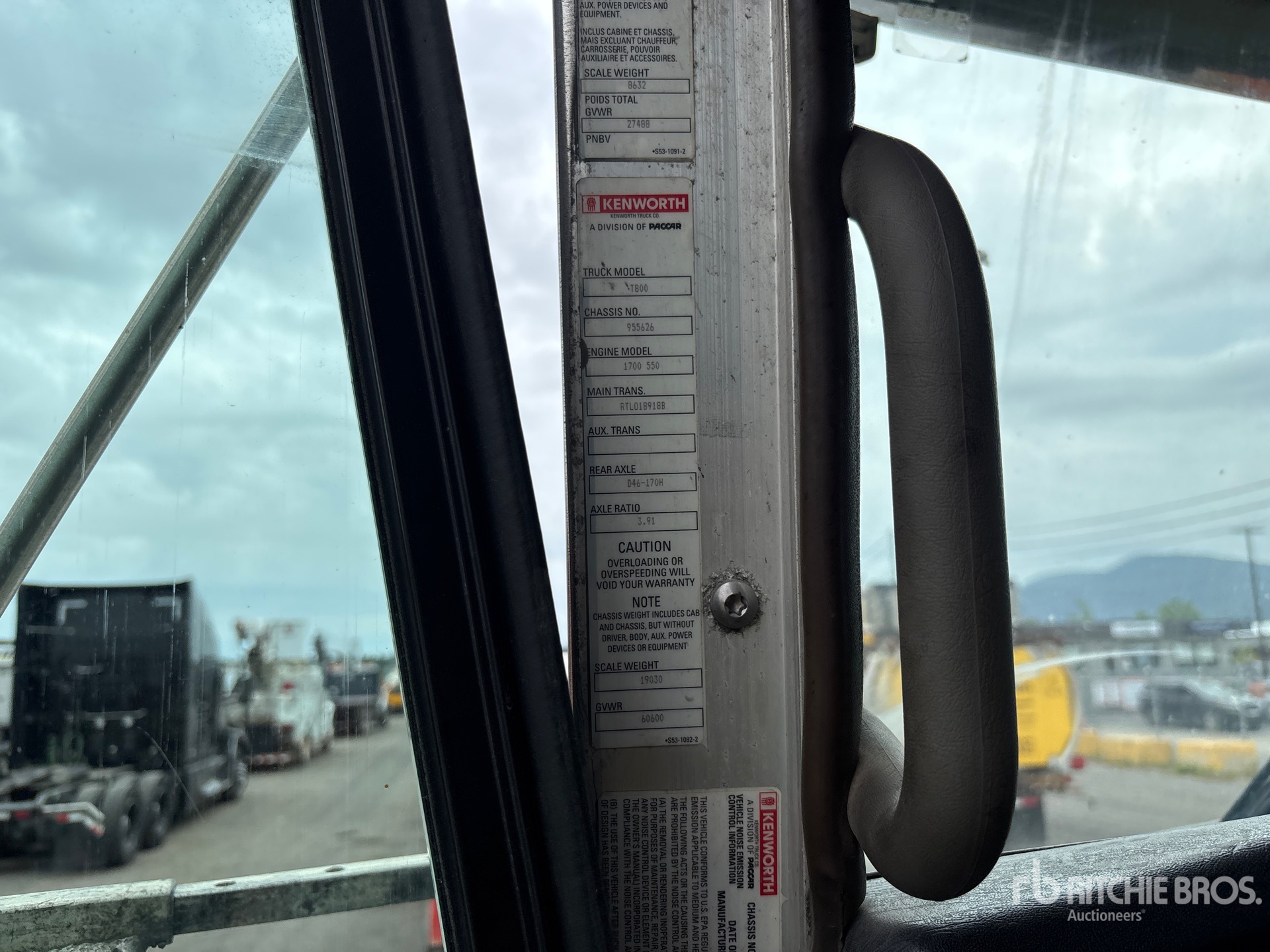 2012 Kenworth T800