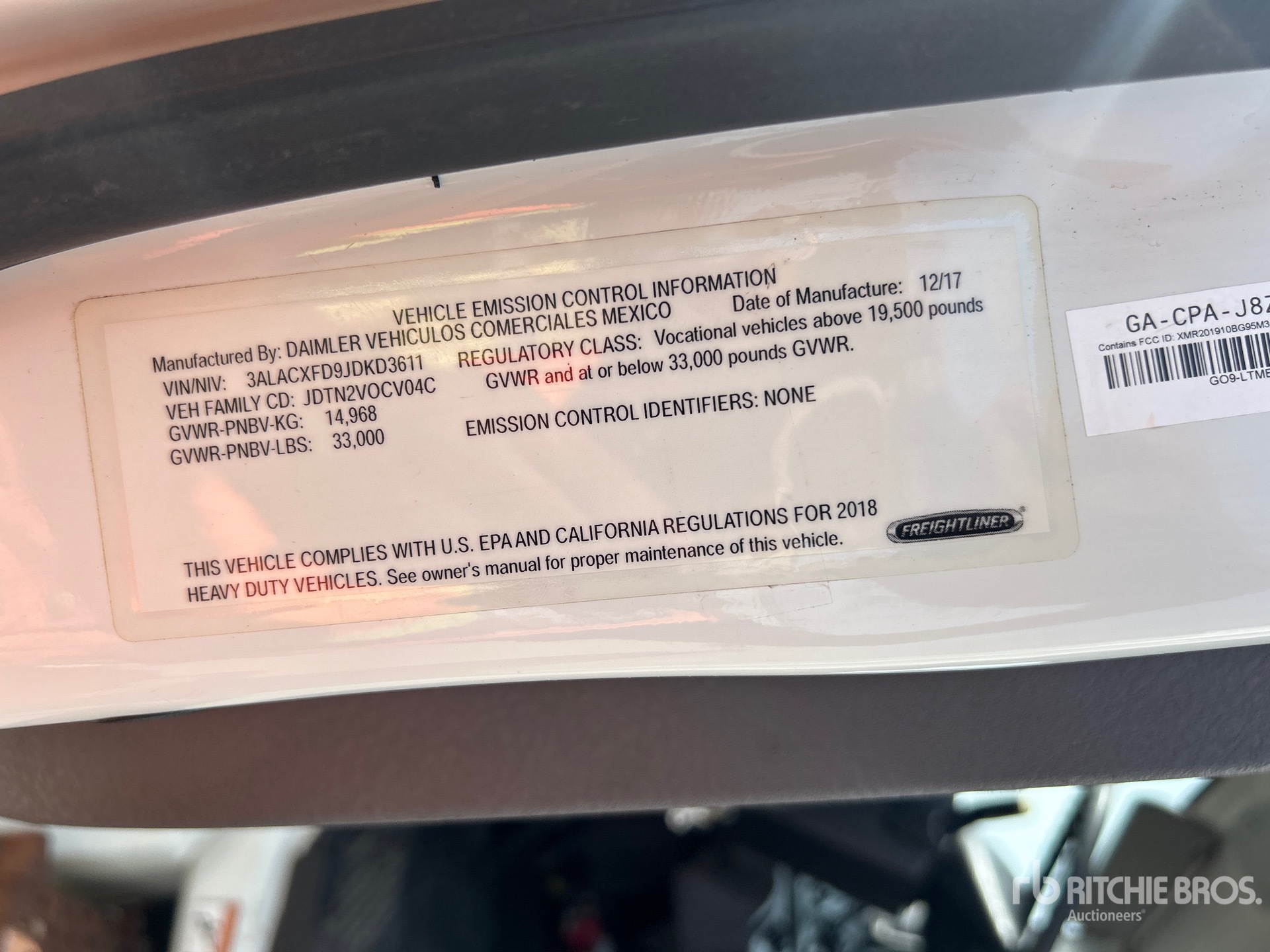 2018 Freightliner M2 106
