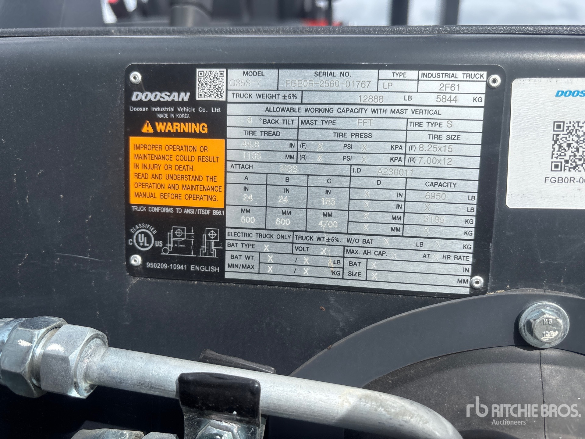 2023 Doosan G35S-7