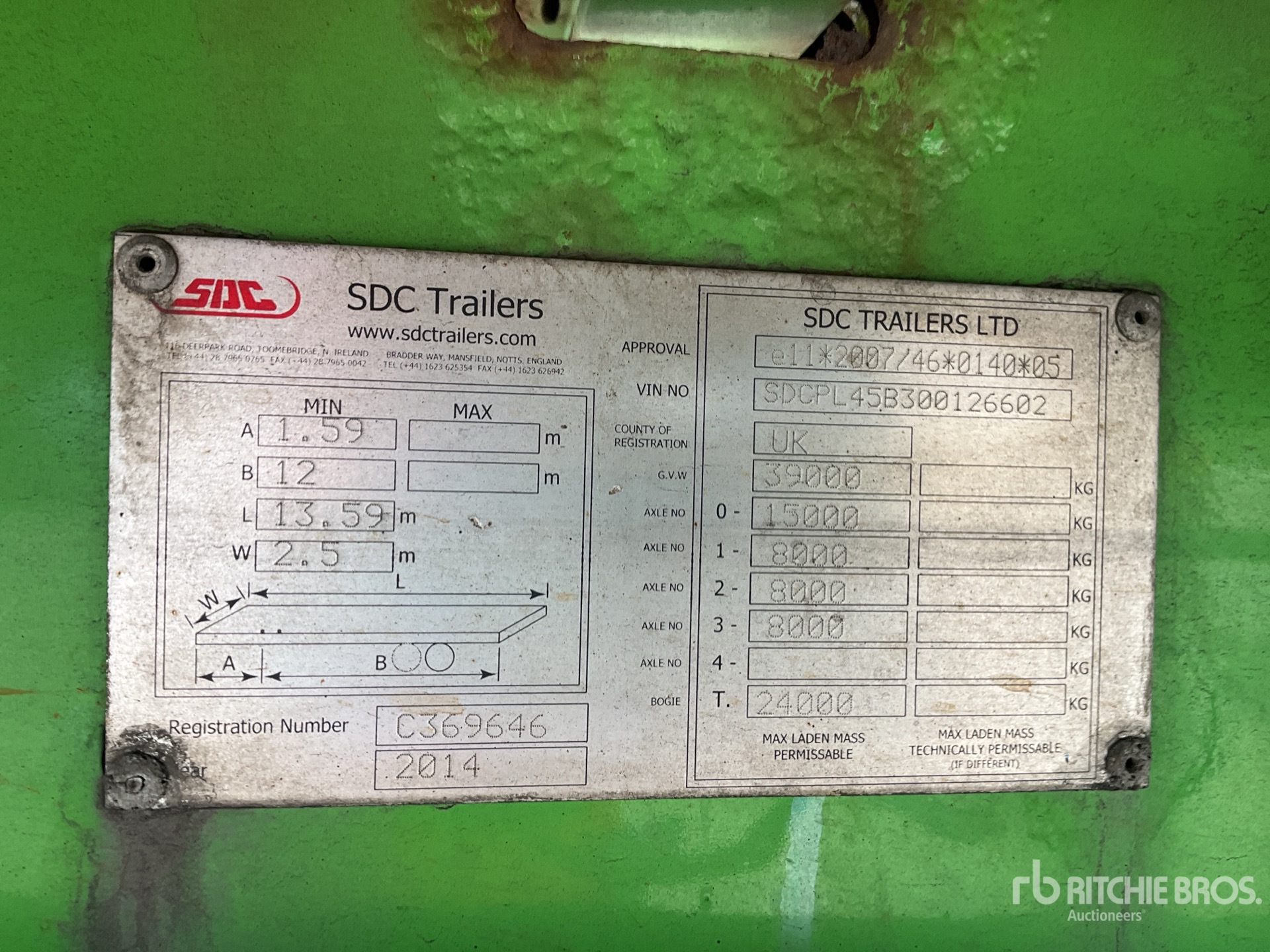 SDC Tri/A Tri Axle Trailer