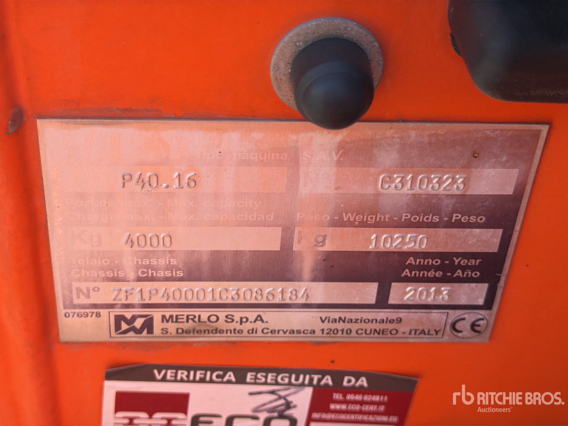 2013 Merlo P40.16