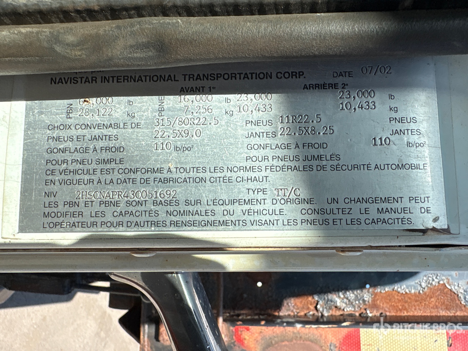 2003 International 9400