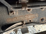 General Appearance with Frame Stamp Serial Number/VIN Photo