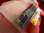 Engine with Emission Label