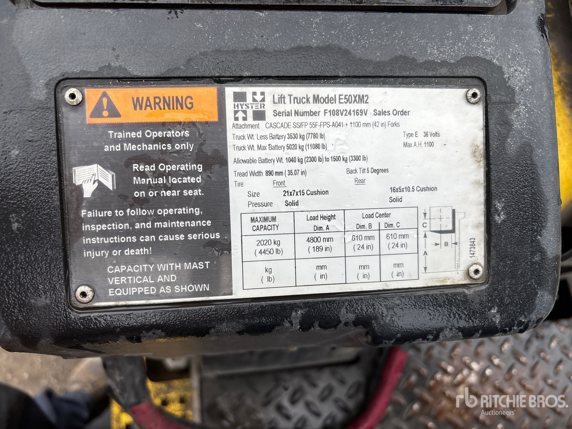 2001 Hyster E50XM