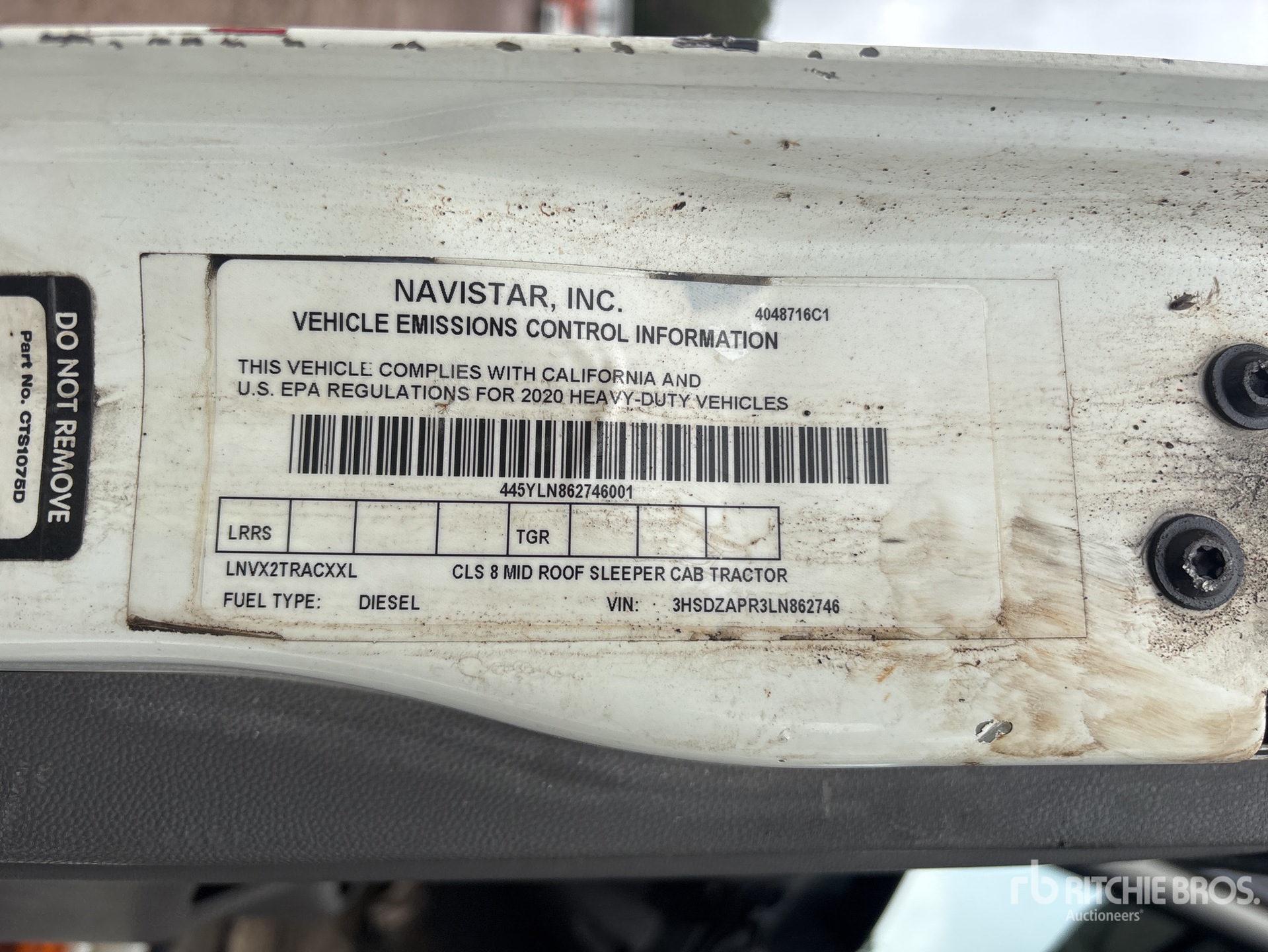 2020 International LT625