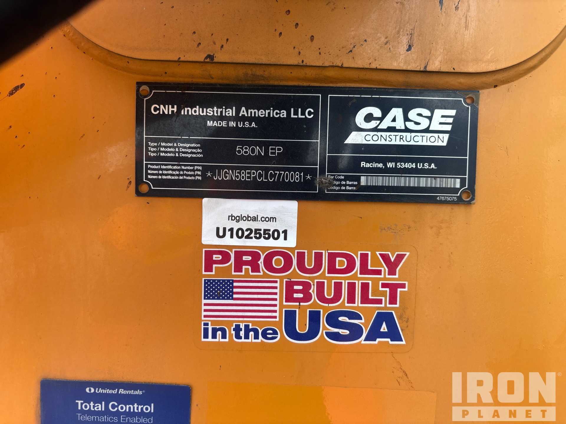 2020 Case 580N EP