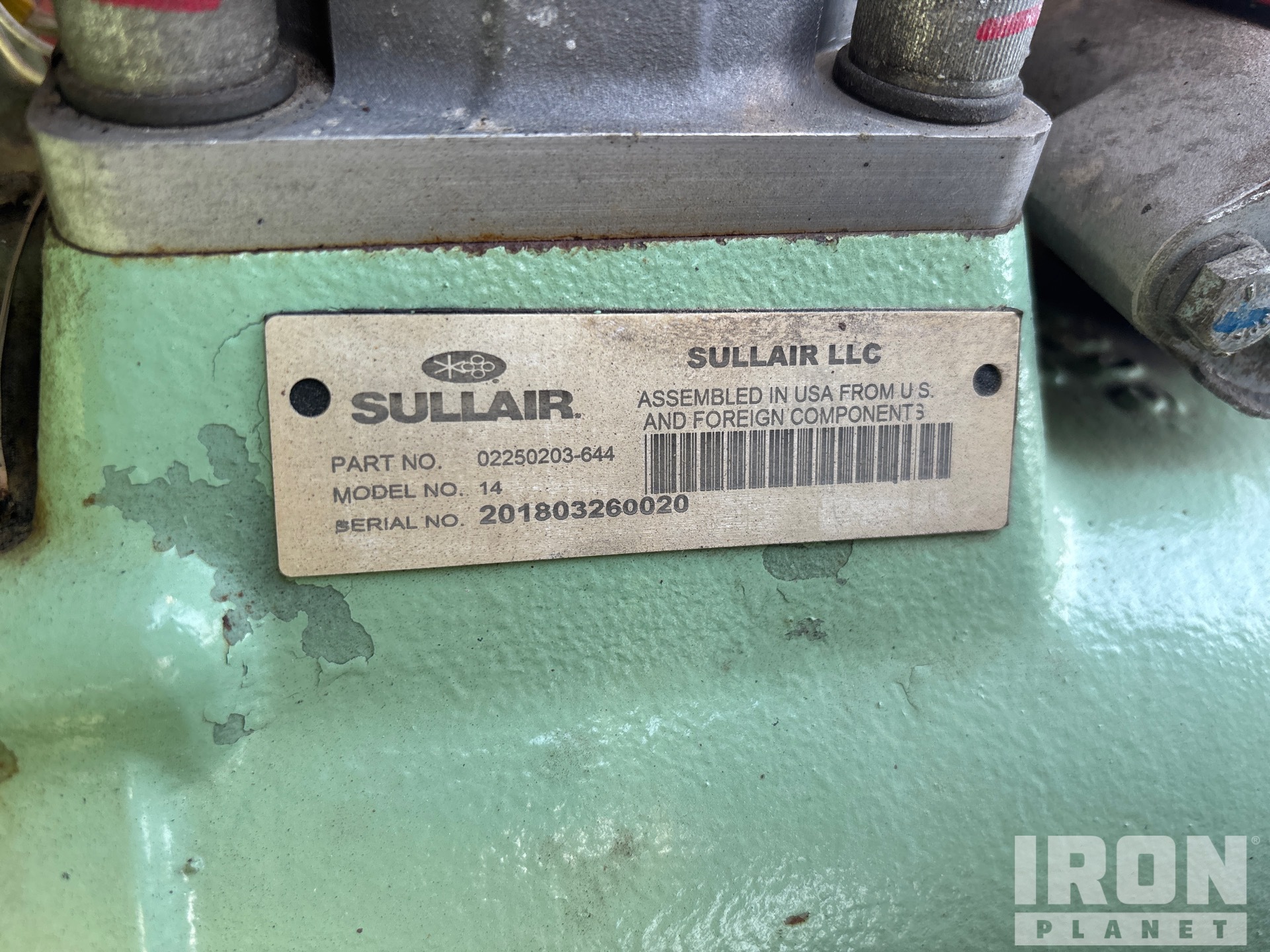 2018 Sullair 185D DPQ KU4P