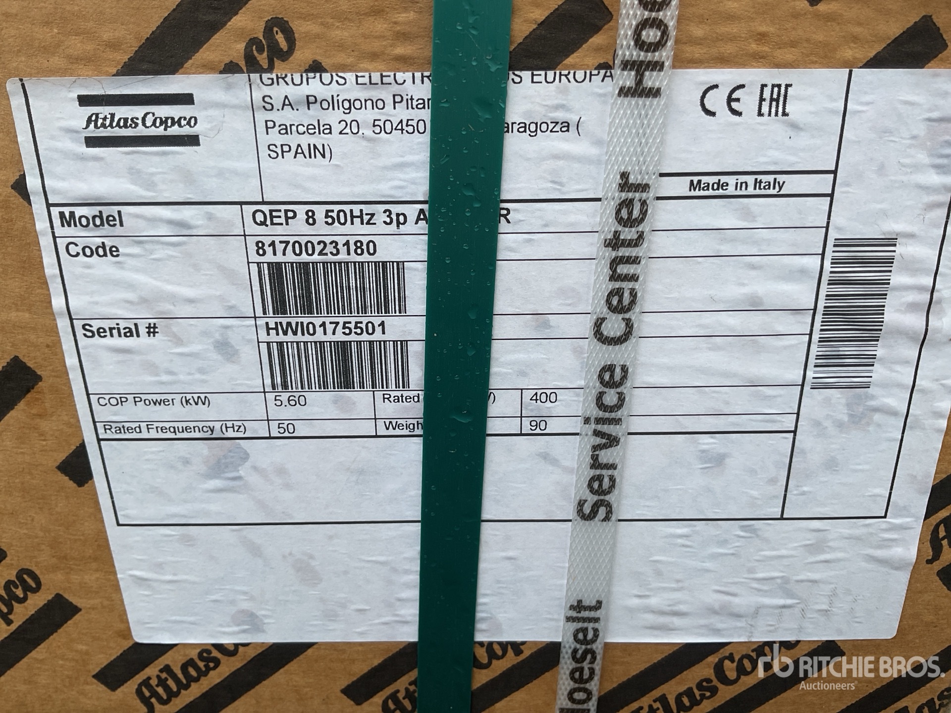 2023 Atlas Copco QEP8