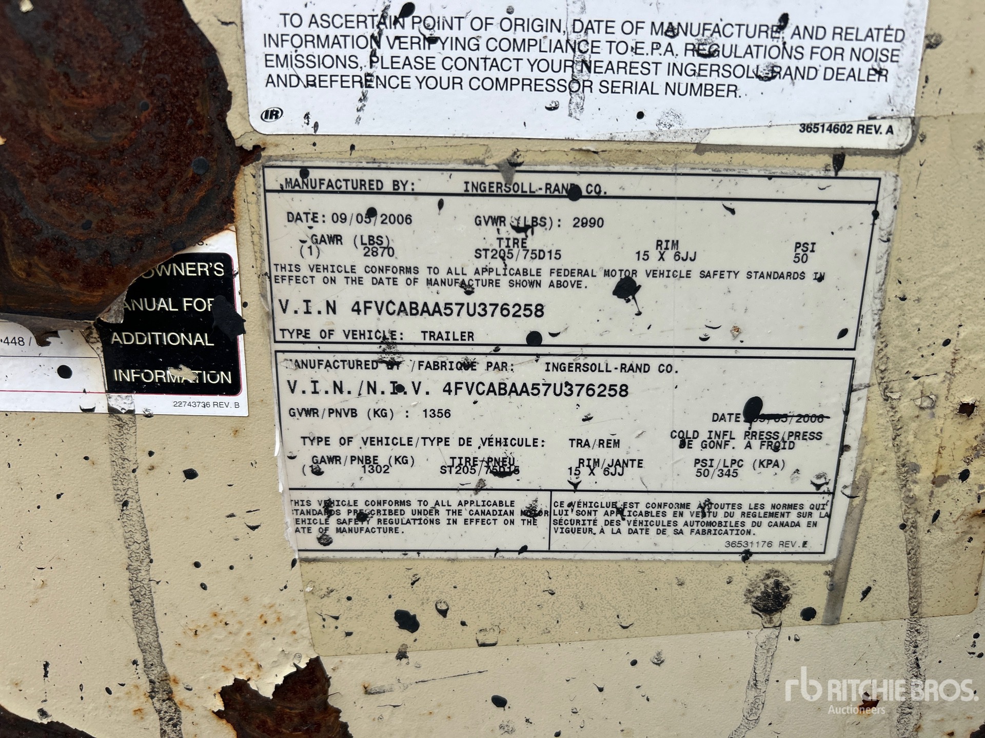 2007 Ingersoll Rand P185