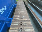 Undercarriage with Left Track Shoes