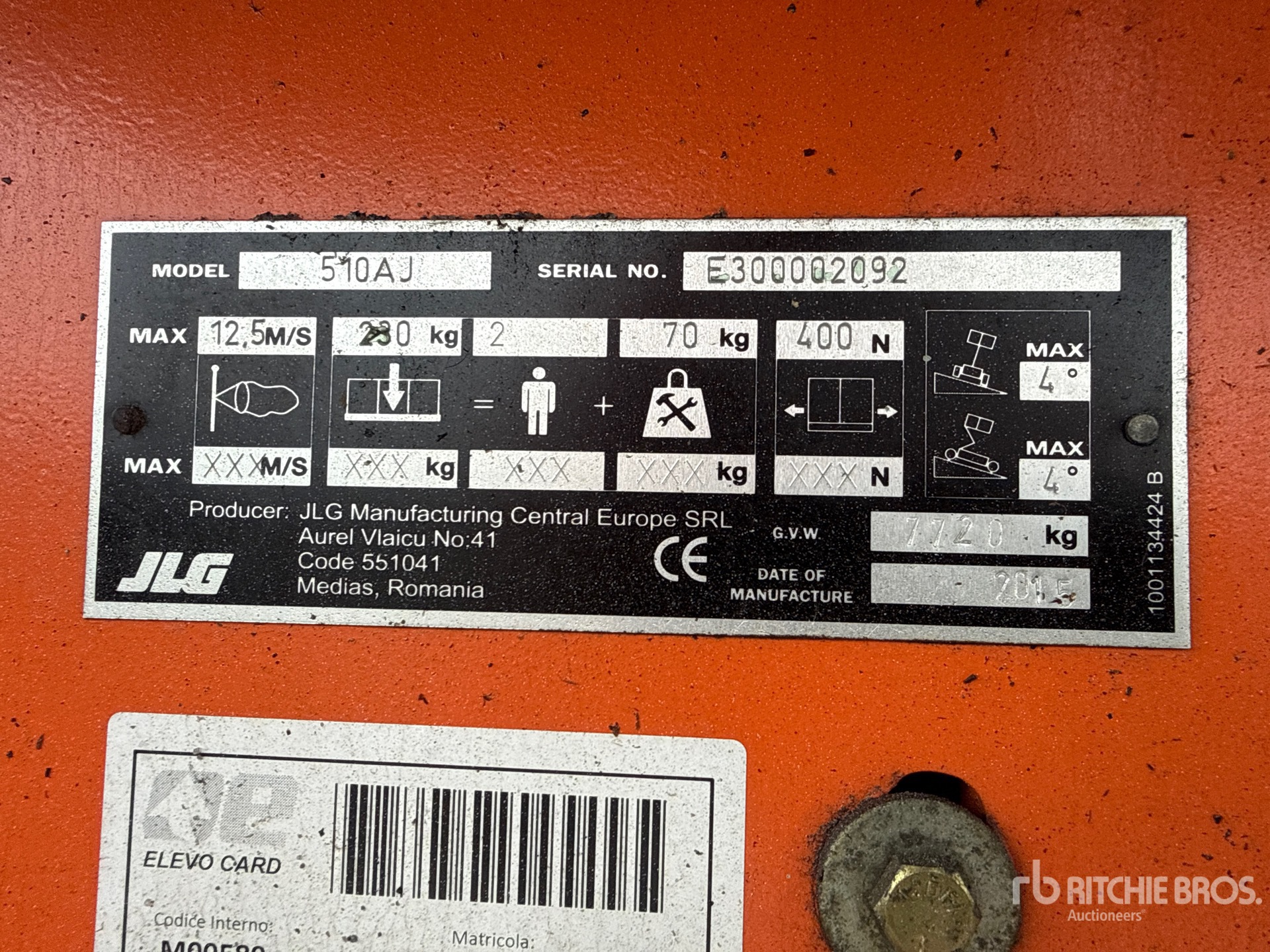 2015 JLG 510AJ
