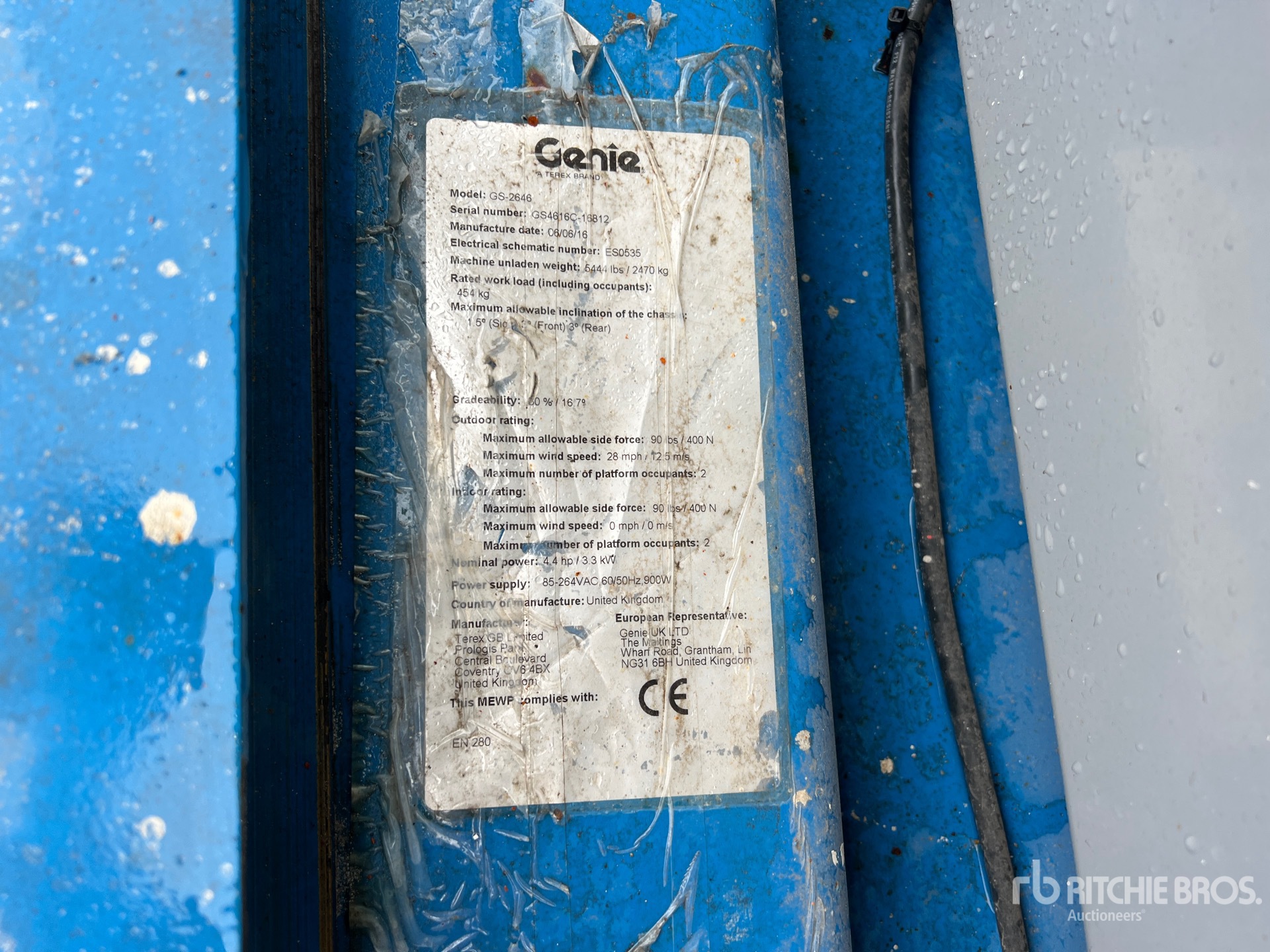 2016 Genie GS-2646