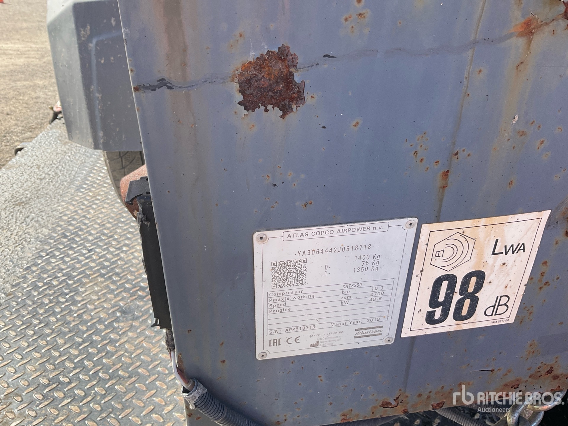 2018 Atlas Copco XATS 250 KD8