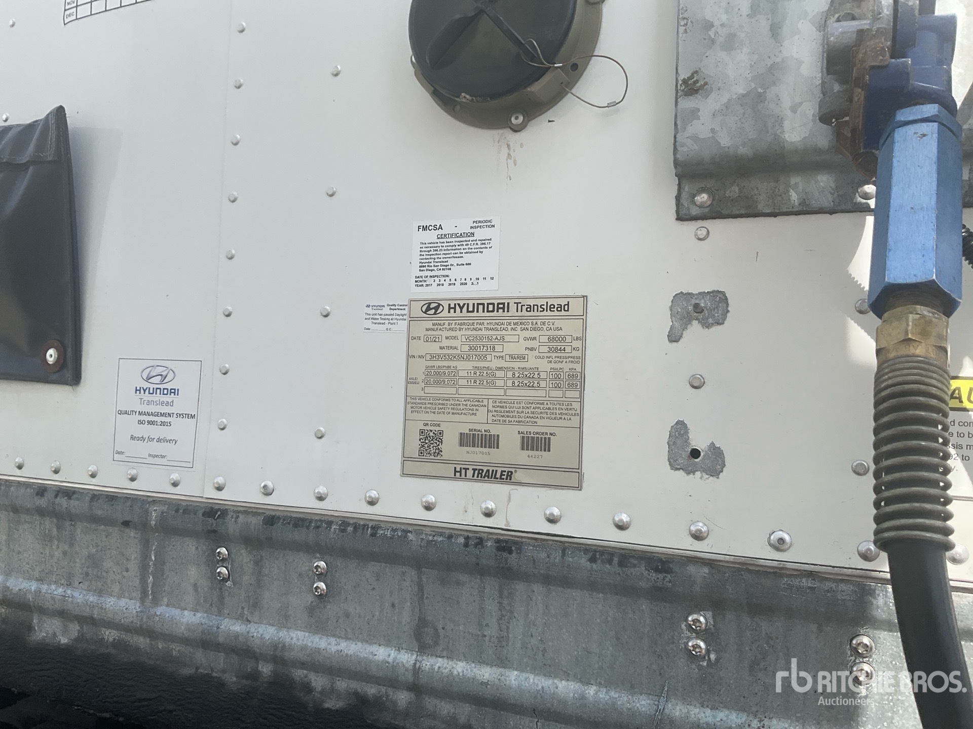 2022 Hyundai 53 ft x 102 in T/A