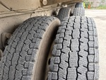 Underbody with Right Rear Drive Tires