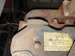 Engine with Emission Label