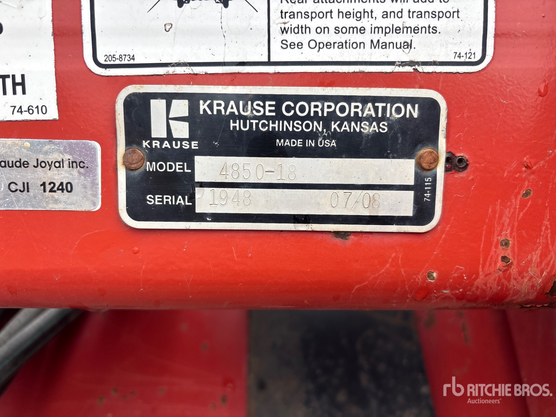 2008 Krause 4850-18