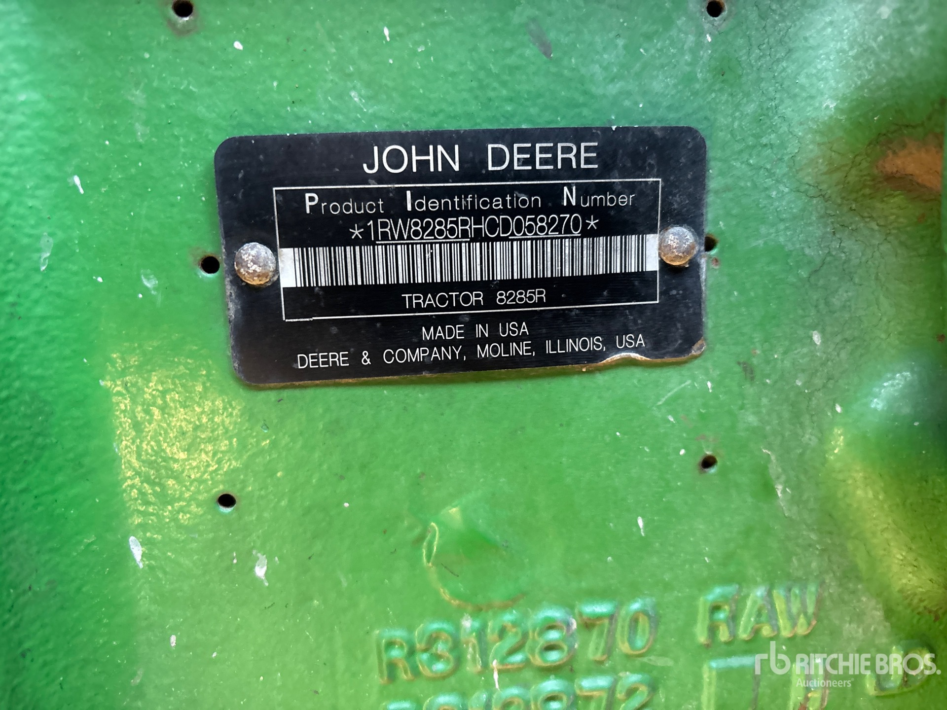 2012 John Deere 8285R