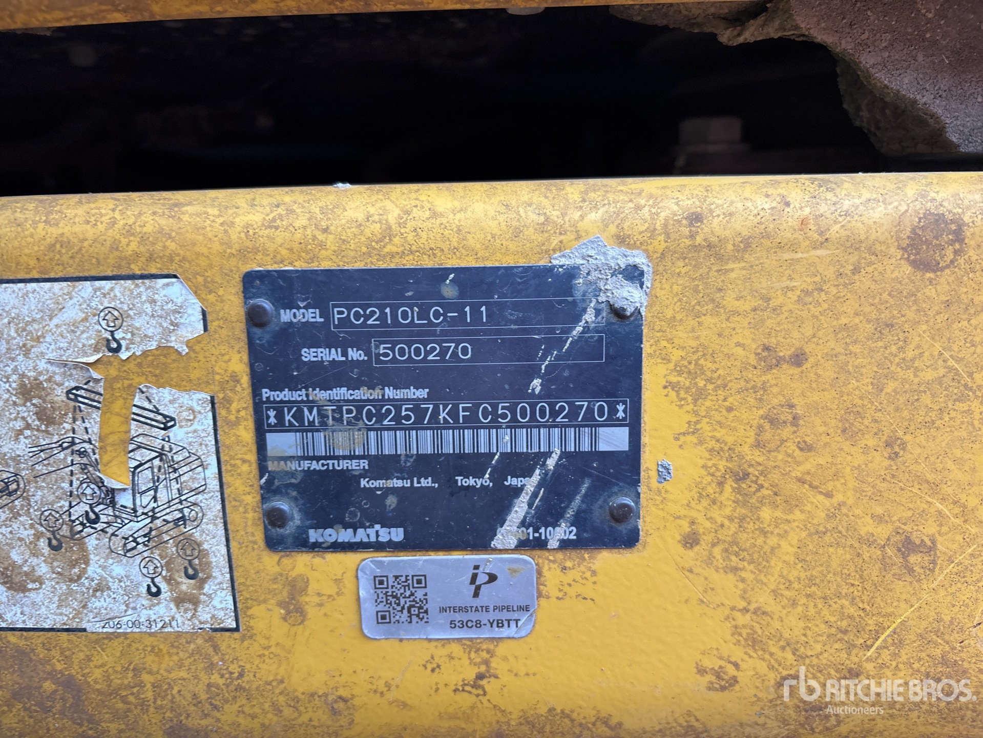 2016 Komatsu PC 210 LC 11