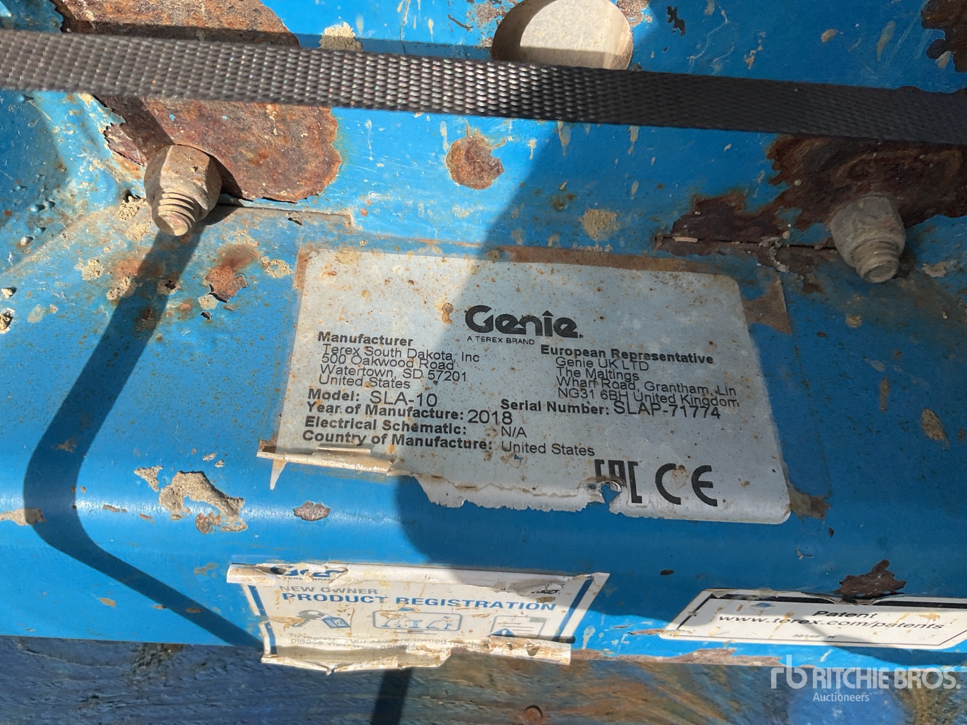 2018 Genie SLA10