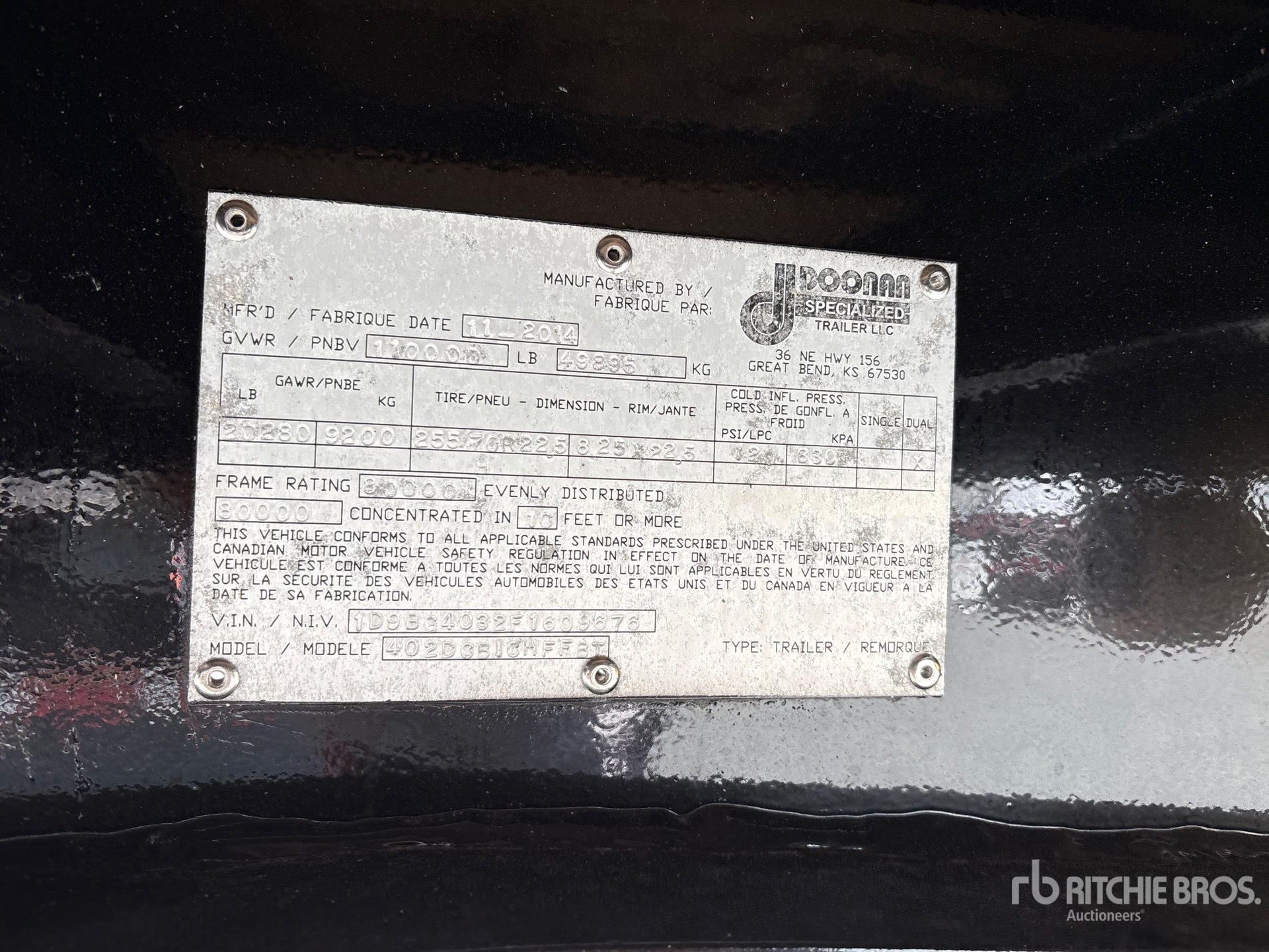 2015 Doosan 402DCB1CHFFBT
