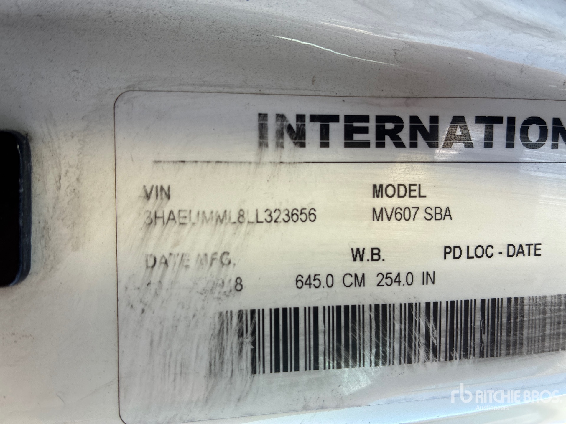 2020 International MV 607