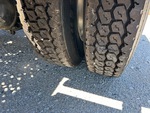 Underbody with Left Front Drive Tires