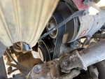 Engine with A/C Compressor