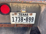 Trailer Chassis with License Plate Light Functional