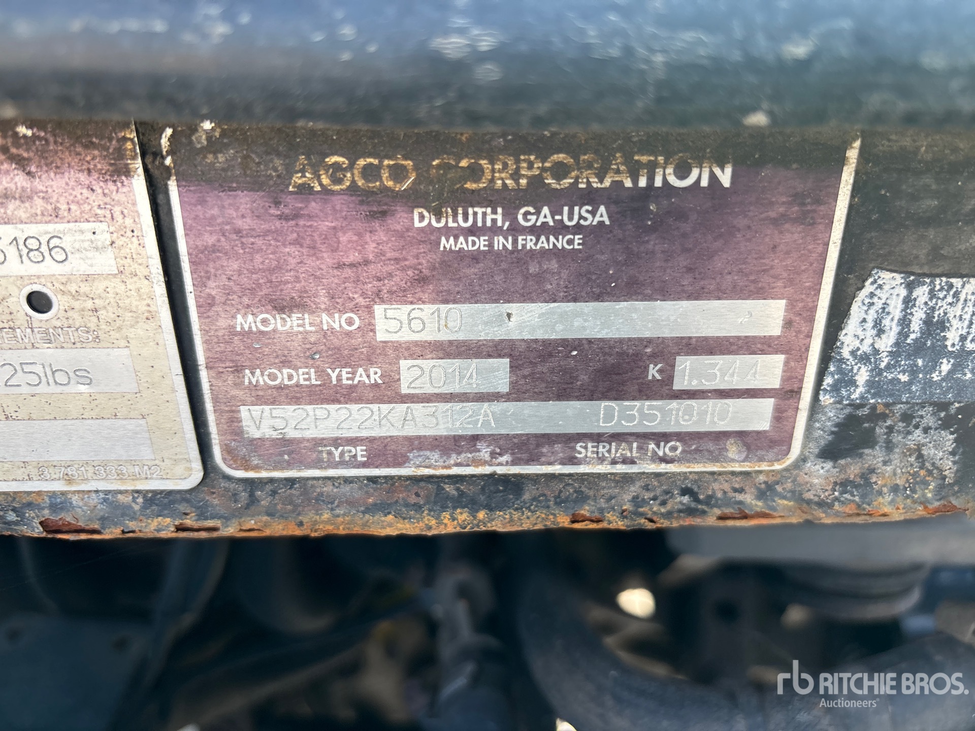 2014 Massey Ferguson 5610