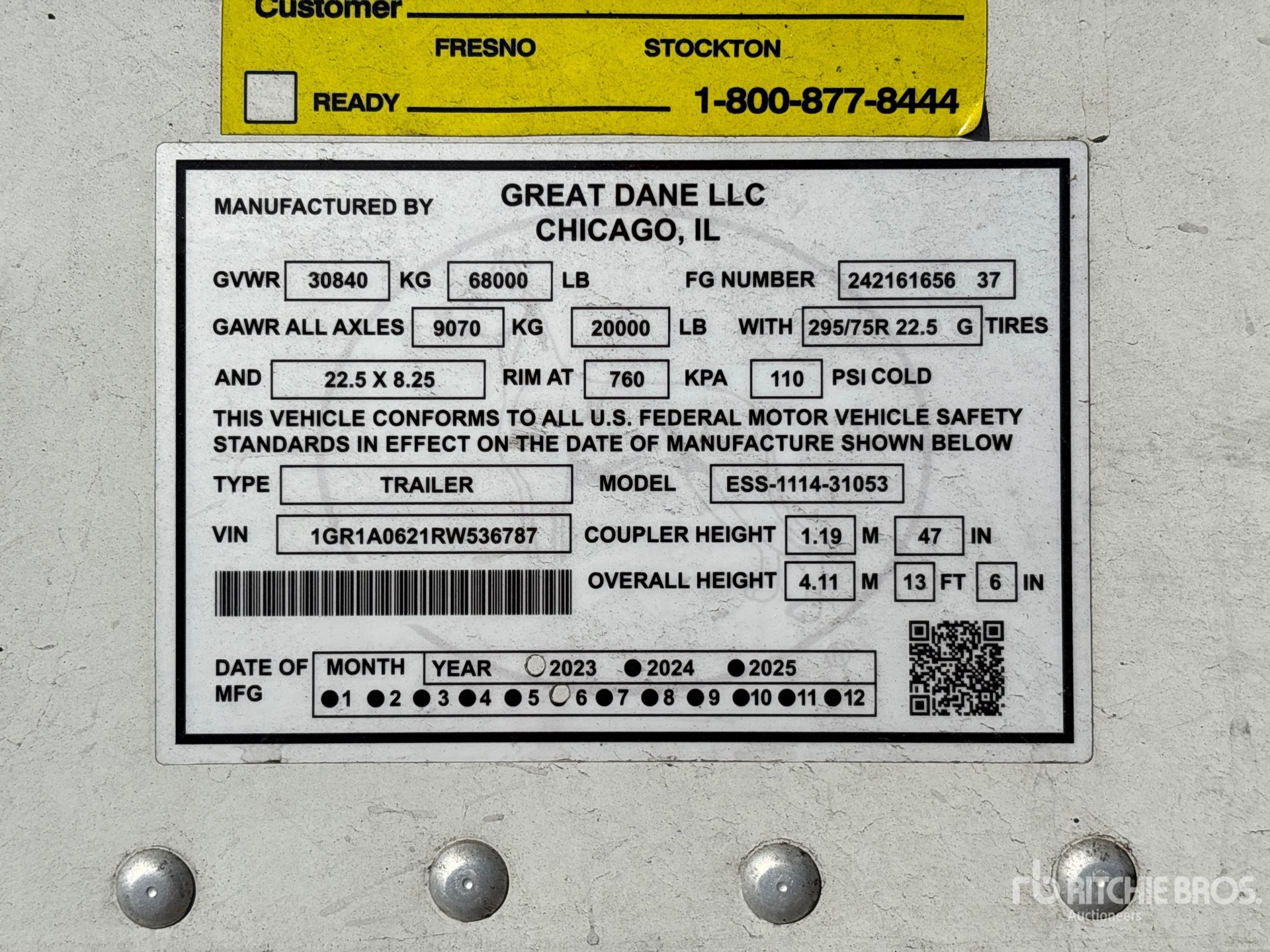2024 Great Dane ESS-1114-31053