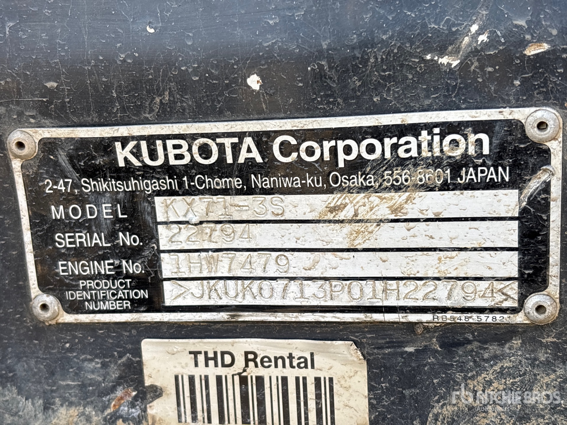 2018 Kubota KX71-3S4R1